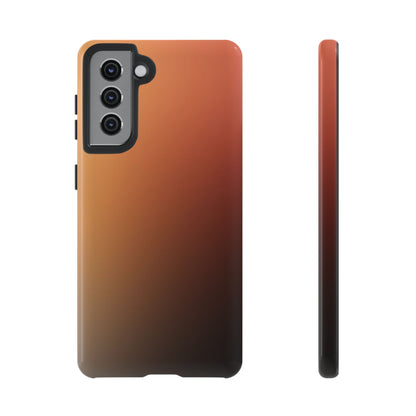 Midnight Peach: Luxury Phone Case for Samsung Galaxy Phones