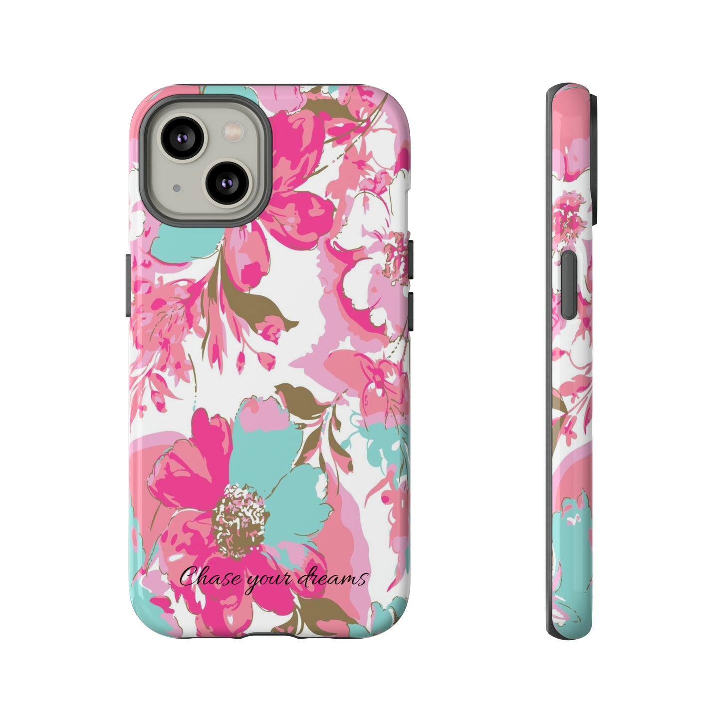 Chase your dreams: Artistic and elegant phone case for Apple iPhone, Samsung Galaxy and Pixel devices