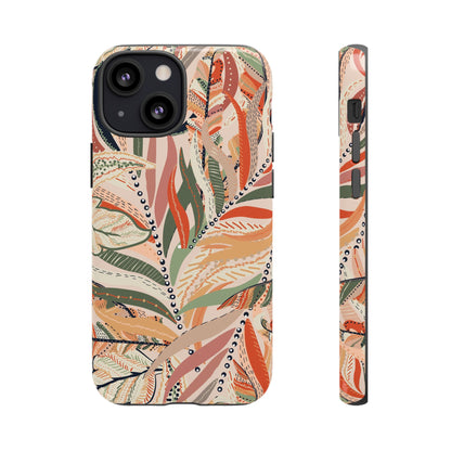 Terracotta Leaves Phone Case: Nature‑Inspired Art for iPhone, Samsung Galaxy and Google Pixel devices