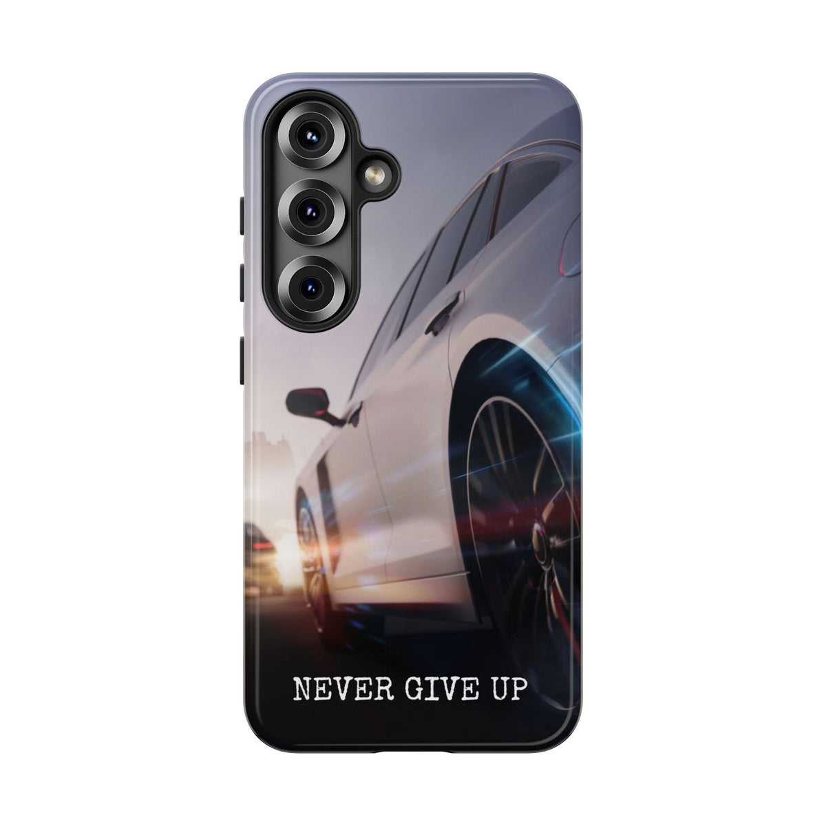Never Give Up:  Motivational Phone Case for iPhone, Samsung Galaxy and Google Pixel devices