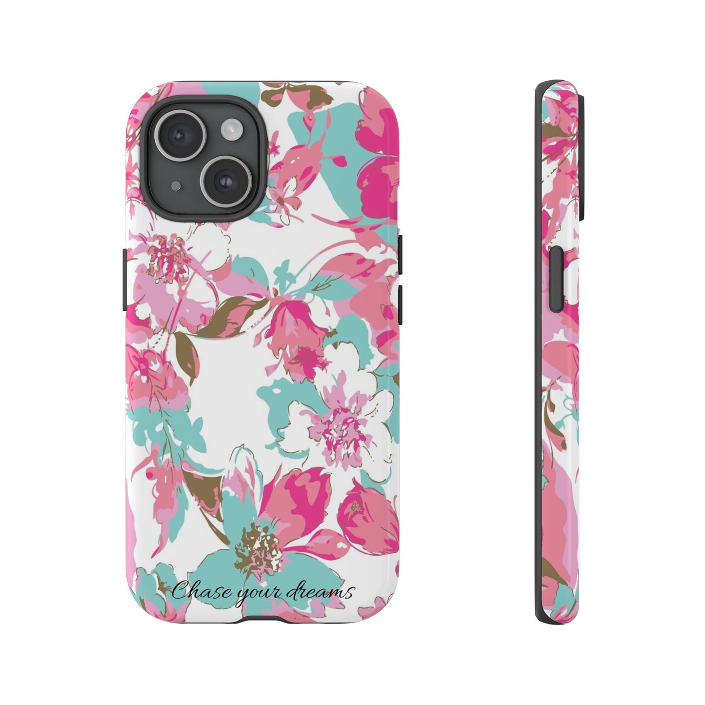 Chase your dreams: Artistic and elegant phone case for Apple iPhone, Samsung Galaxy and Pixel devices