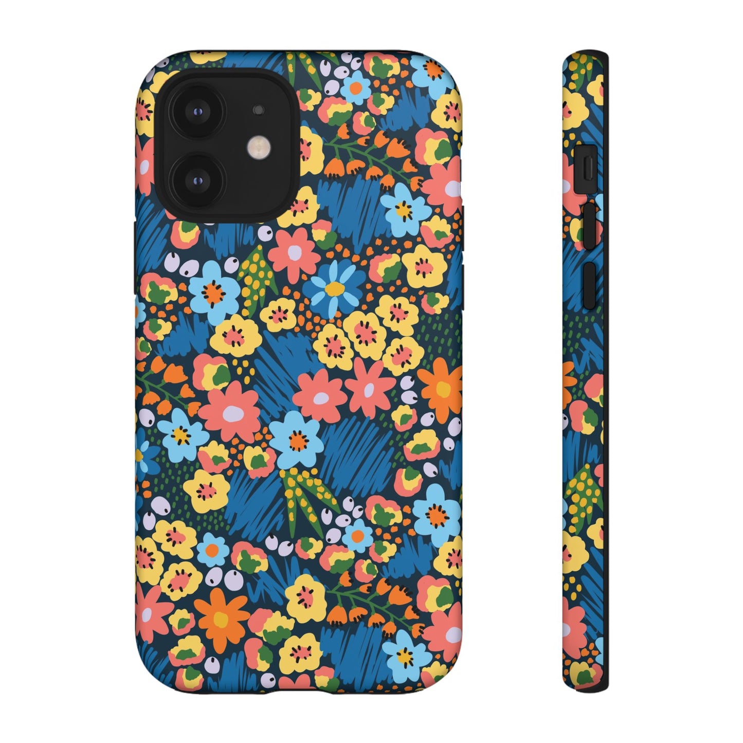 Bloom Burst: Color and Joy Themed Phone Case for iPhone, Samsung Galaxy and Google Pixel devices