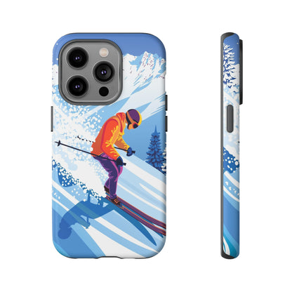Glacier Rush: Ice Ski inspired phone case for iPhone, Samsung Galaxy and Google  Pixel devices