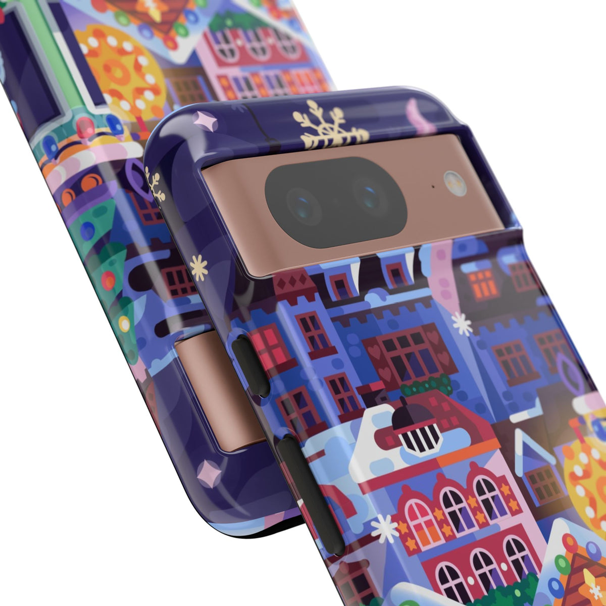 Christmas Fair in Old Town: Holiday-Themed case for iPhone, Samsung Galaxy and Google Pixel