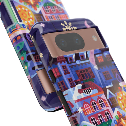 Christmas Fair in Old Town: Holiday-Themed case for iPhone, Samsung Galaxy and Google Pixel