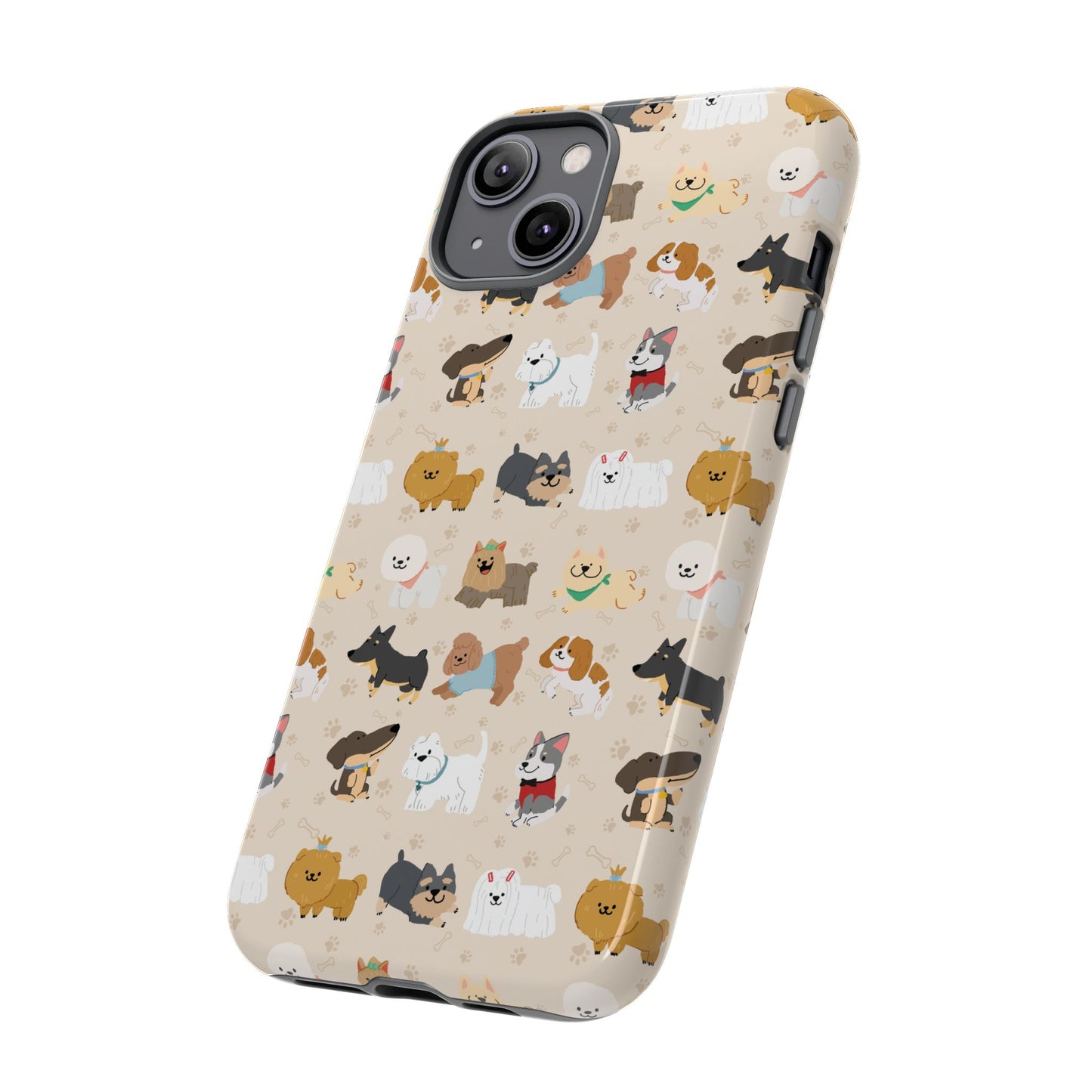 Cute Dogs: Tough Case for iPhone, Samsung Galaxy and Google Pixel devices