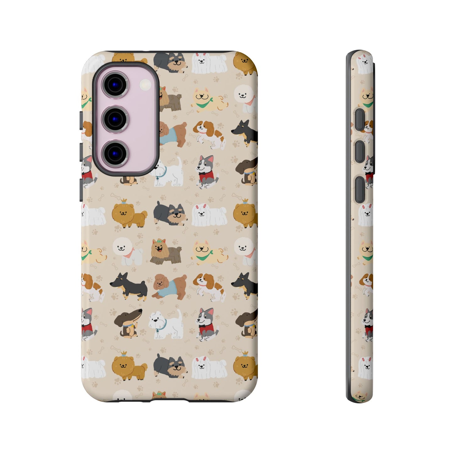 Cute Dogs: Tough Case for iPhone, Samsung Galaxy and Google Pixel devices