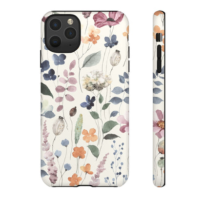 Floral Prints Phone Case for iPhone, Samsung Galaxy and Pixel devices