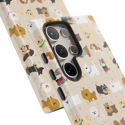 Cute Dogs: Tough Case for iPhone, Samsung Galaxy and Google Pixel devices