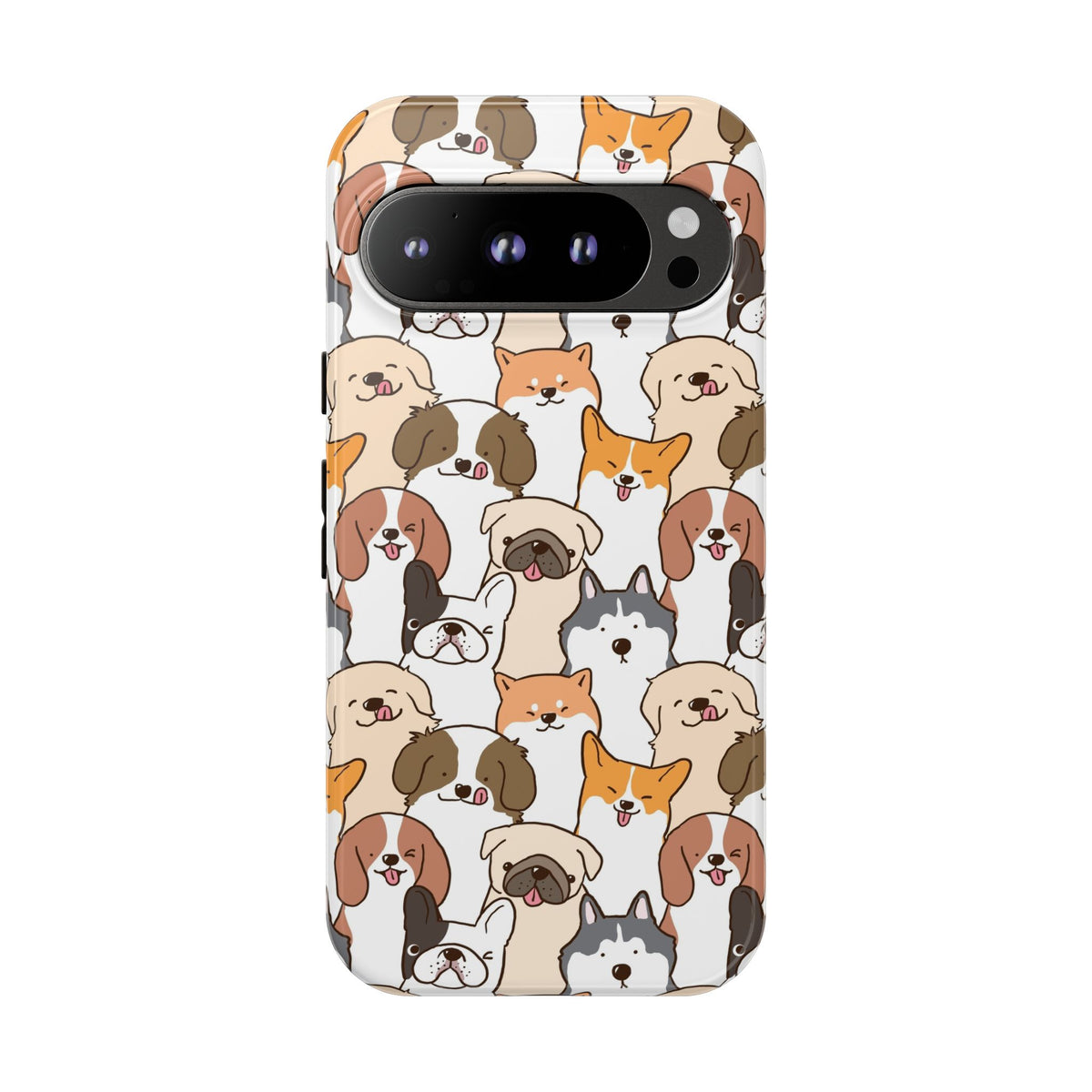 Cute Dogs Charm Phone Case for iPhone, Samsung Galaxy and Google Pixel devices