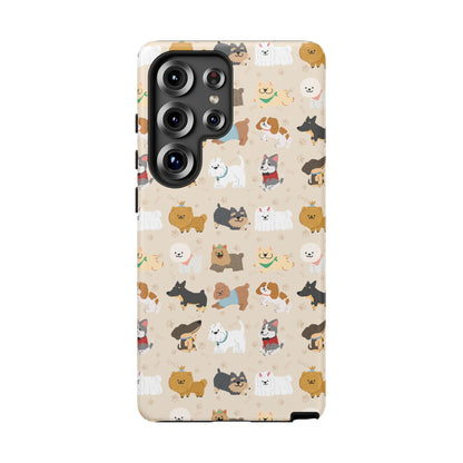 Cute Dogs: Tough Case for iPhone, Samsung Galaxy and Google Pixel devices