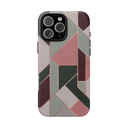 Geometric Luxe MagSafe Phone Case for iPhone