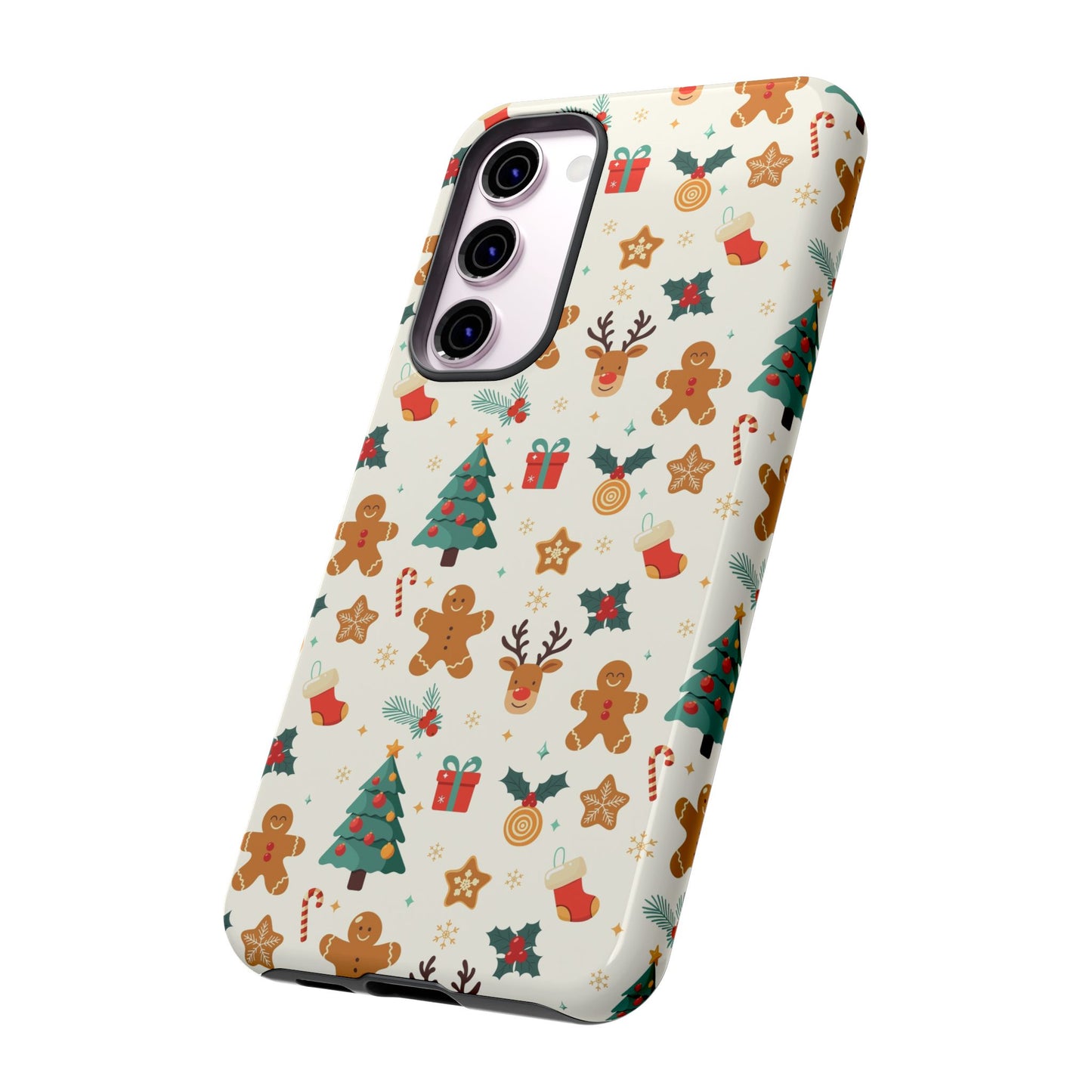 Gingerbread Holidays: Xmas-themed phone case for iPhone, Samsung and Google Pixel