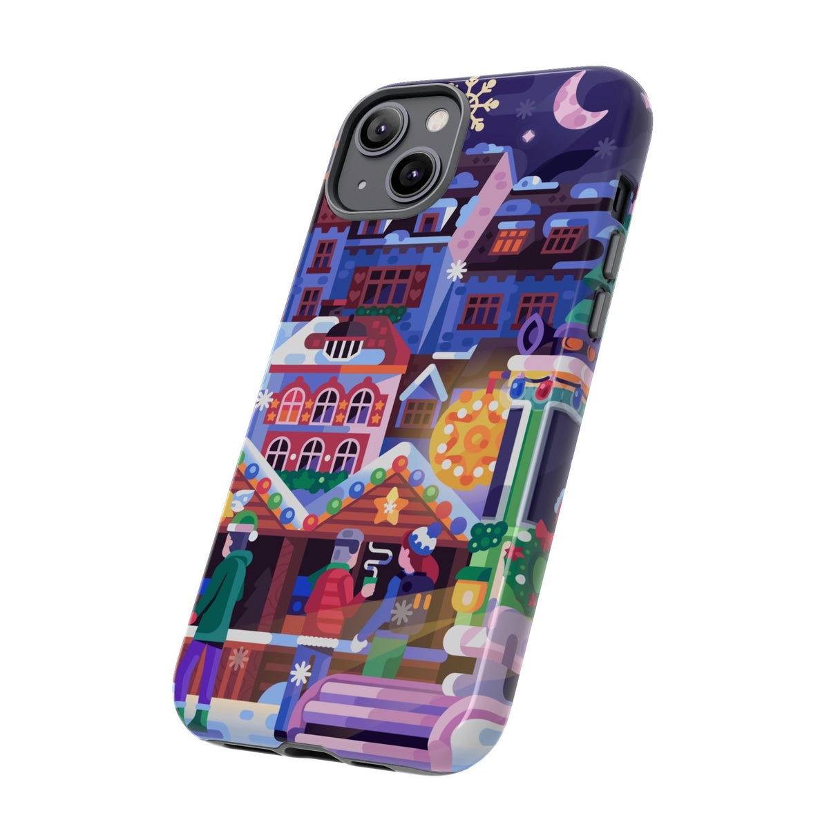 Christmas Fair in Old Town: Holiday-Themed case for iPhone, Samsung Galaxy and Google Pixel