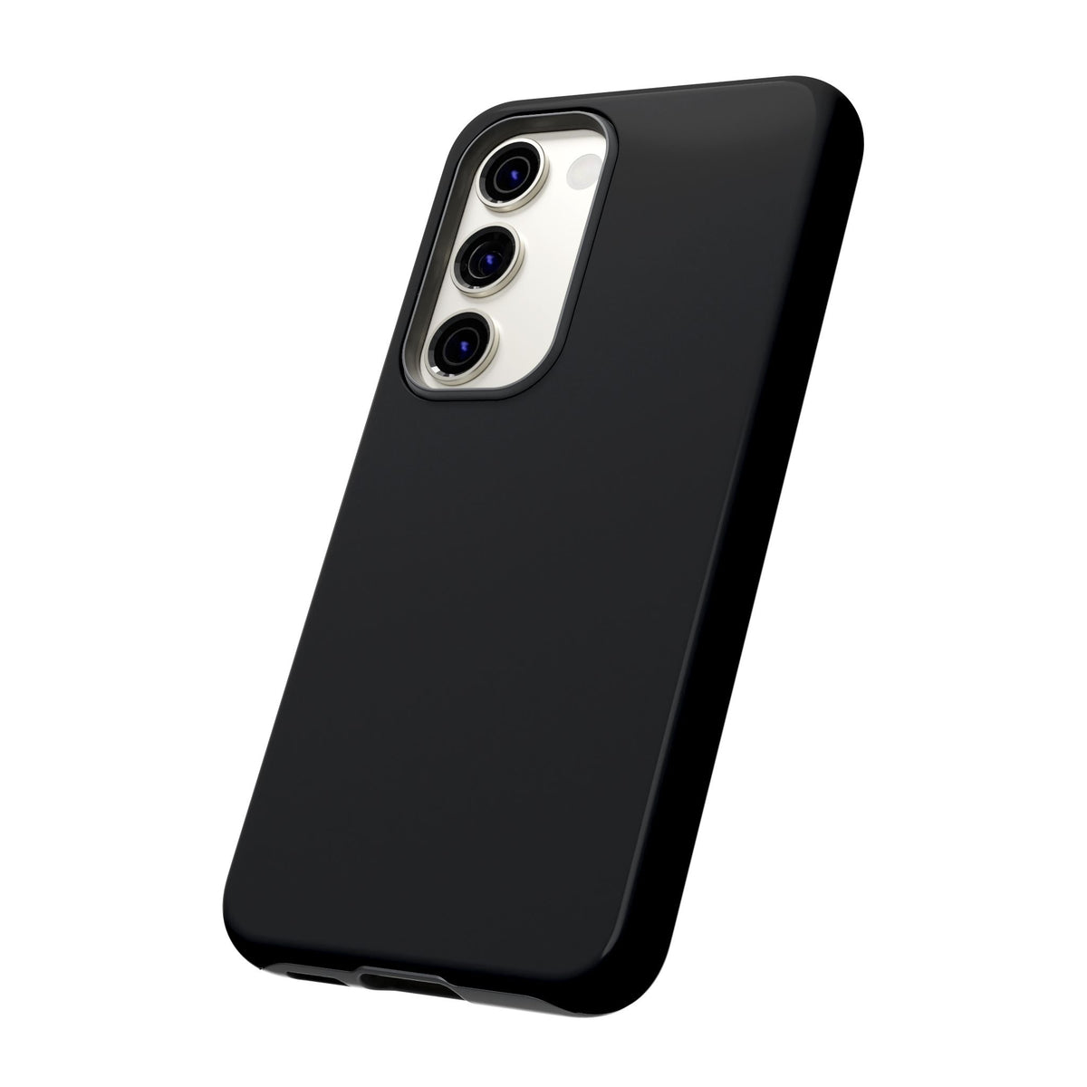 Space Black: Pure black phone case for iPhone, Samsung Galaxy and Google Pixel devices