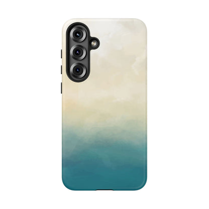 海と砂のグラデーションケース：iPhone、Galaxy、Google Pixelデバイス用ビーチ風スマホケース