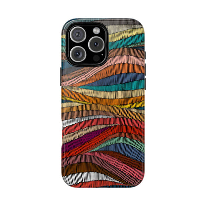 Threaded Harmony: Tapestry-inspired Phone Case for iPhone, Samsung Galaxy and Google Pixel devices