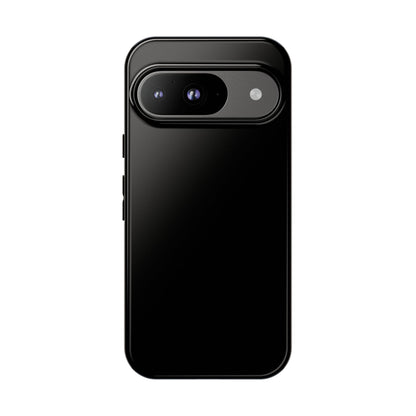 Space Black: Pure black phone case for iPhone, Samsung Galaxy and Google Pixel devices