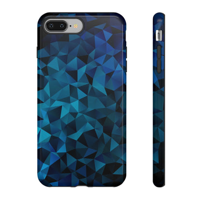 Blue Diamonds: Phone Case with Elegant Prints for iPhone, Samsung Galaxy and Google Pixel devices