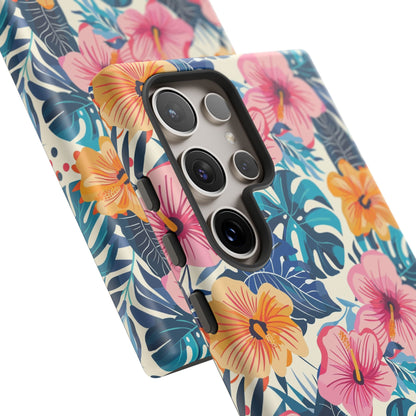 Hibiscus Bloom: Cute Floral Phone Case for iPhone, Samsung and Google Pixel
