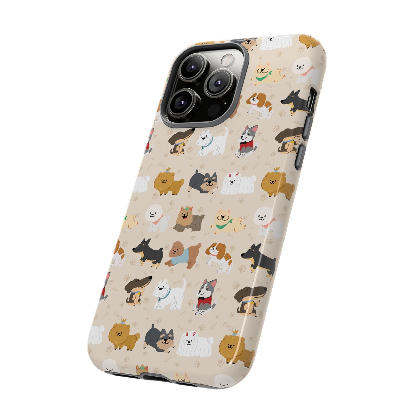 Cute Dogs: Tough Case for iPhone, Samsung Galaxy and Google Pixel devices