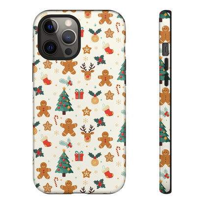 Gingerbread Holidays: Xmas-themed phone case for iPhone, Samsung and Google Pixel