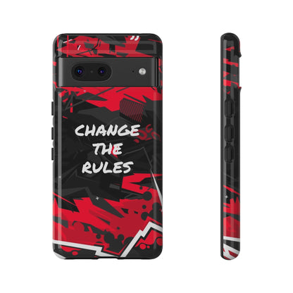 Verander de regels: stevige hoes voor iPhone-, Galaxy- en Pixel-apparaten