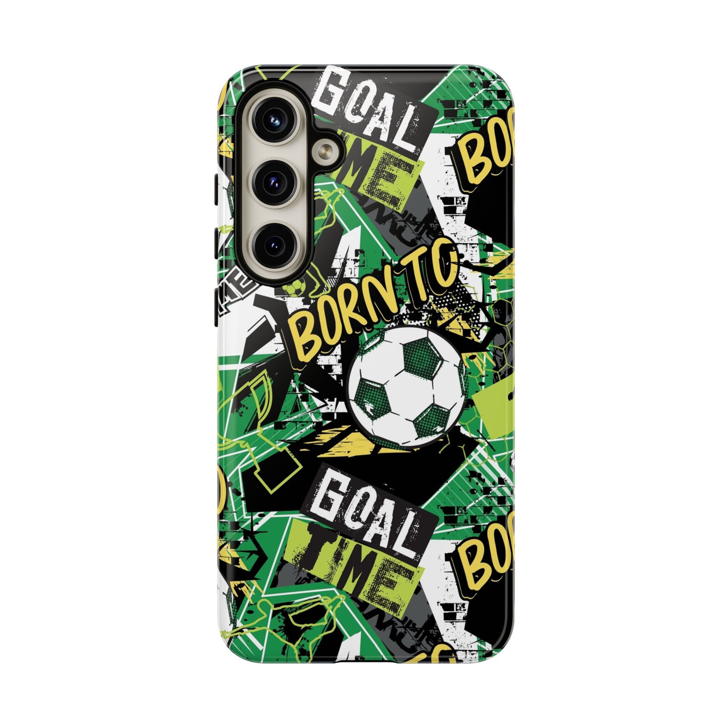 Born to Goal: Football-inspired phone case for iPhone and Samsung Galaxy