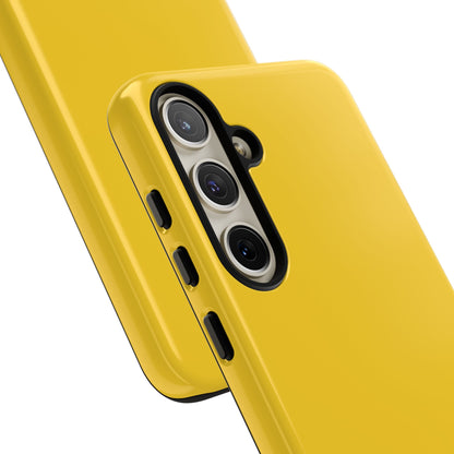 Luscious Yellow: Plain Sunburst-Inspired Color for iPhone, Samsung Galaxy and Google Pixel devices
