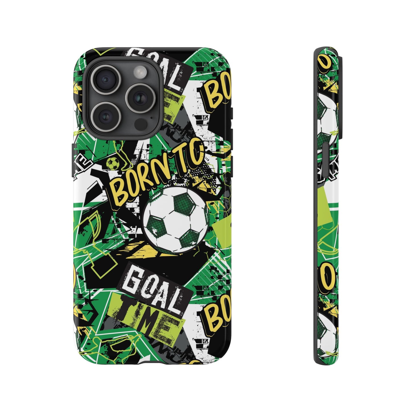 Born to Goal: Football-inspired phone case for iPhone and Samsung Galaxy