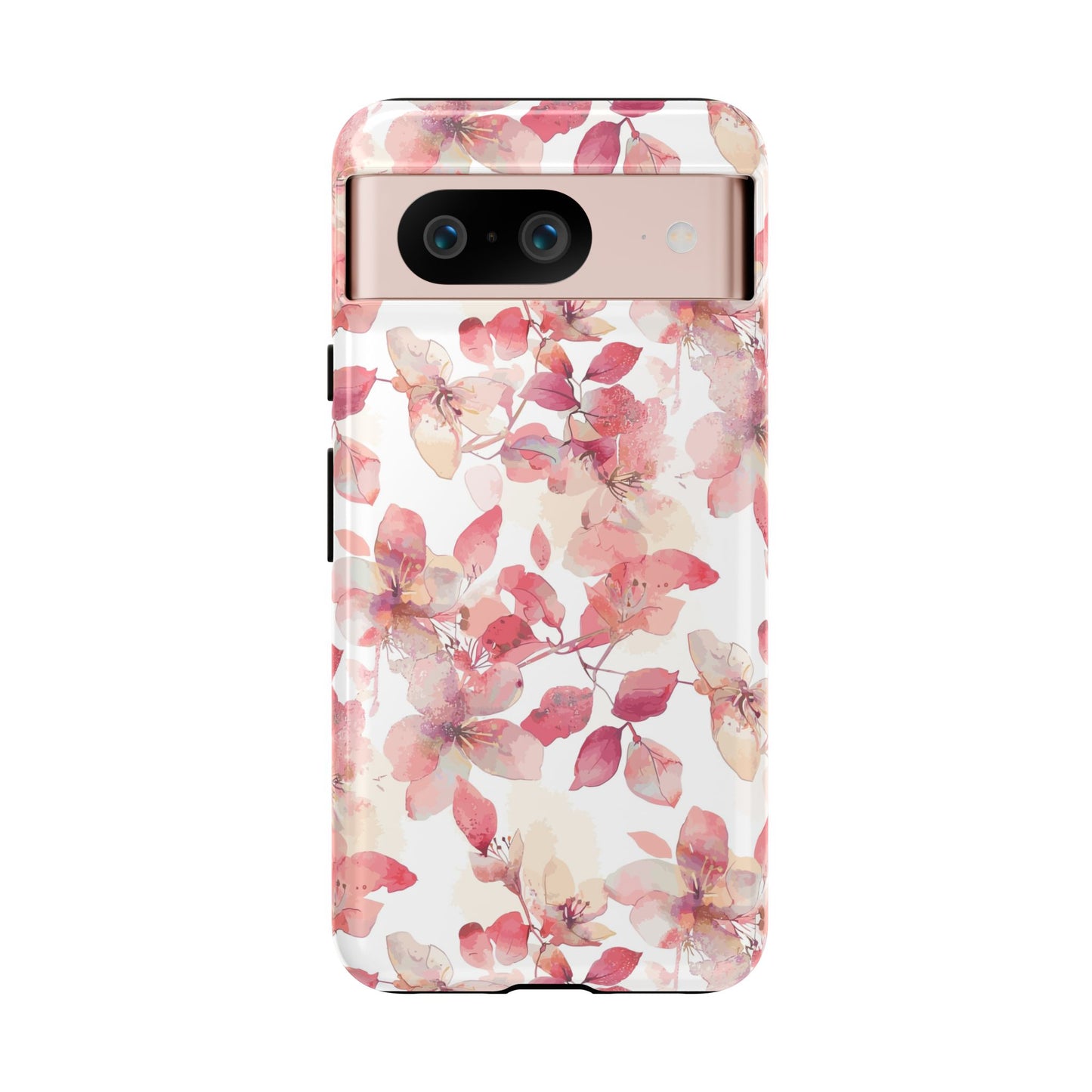 Watercolor Flowers: Tough Case for iPhone, Samsung Galaxy and Google Pixel devices