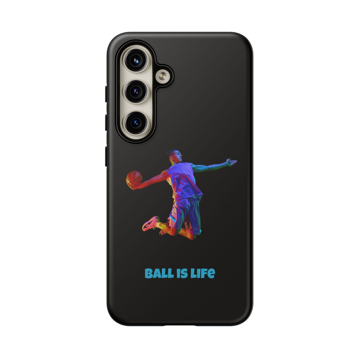 Ball is Life: Basketball Inspired Phone Case for iPhone, Samsung Galaxy and Pixel Devices