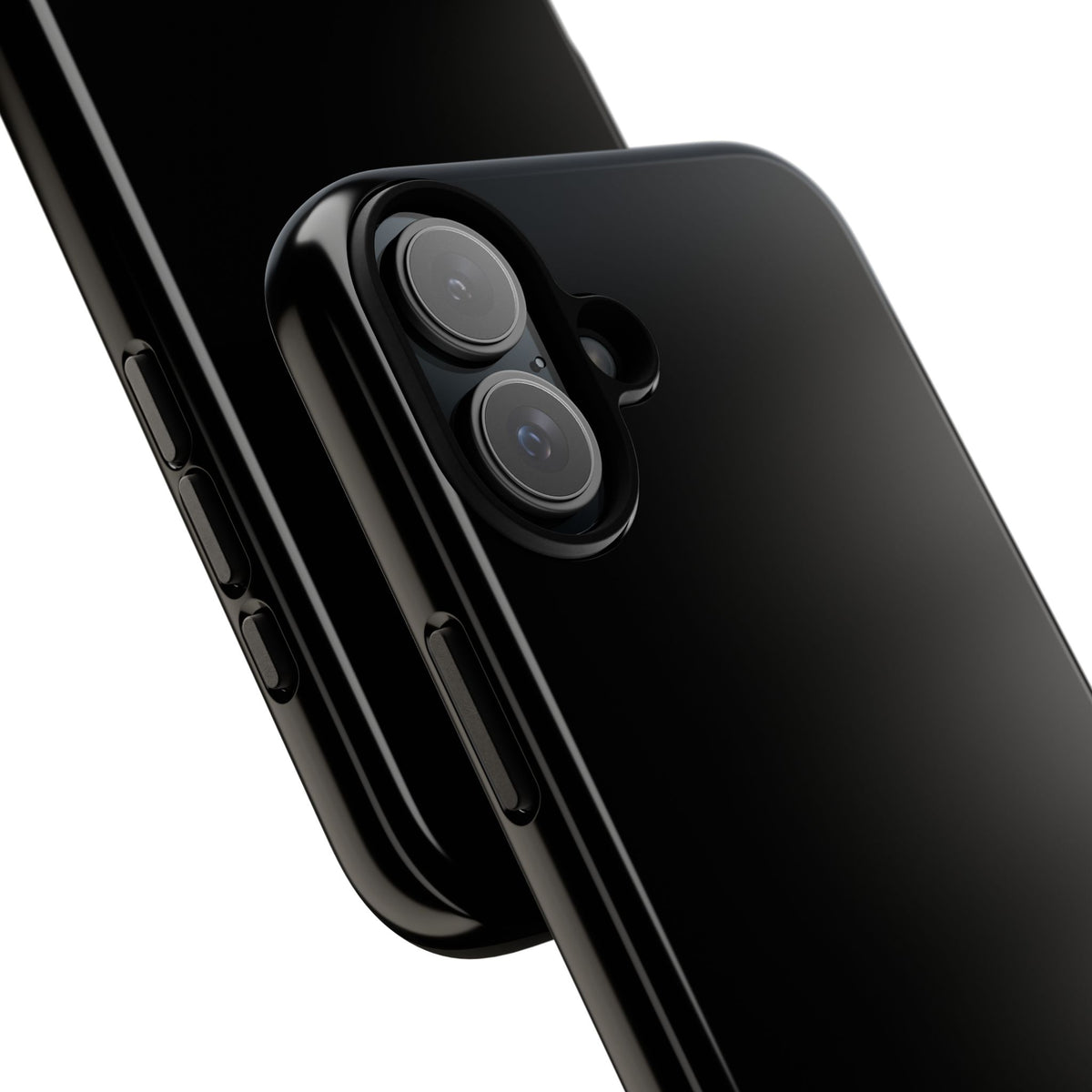 Space Black: Pure black phone case for iPhone, Samsung Galaxy and Google Pixel devices