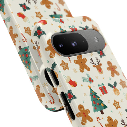 Gingerbread Holidays: Xmas-themed phone case for iPhone, Samsung and Google Pixel