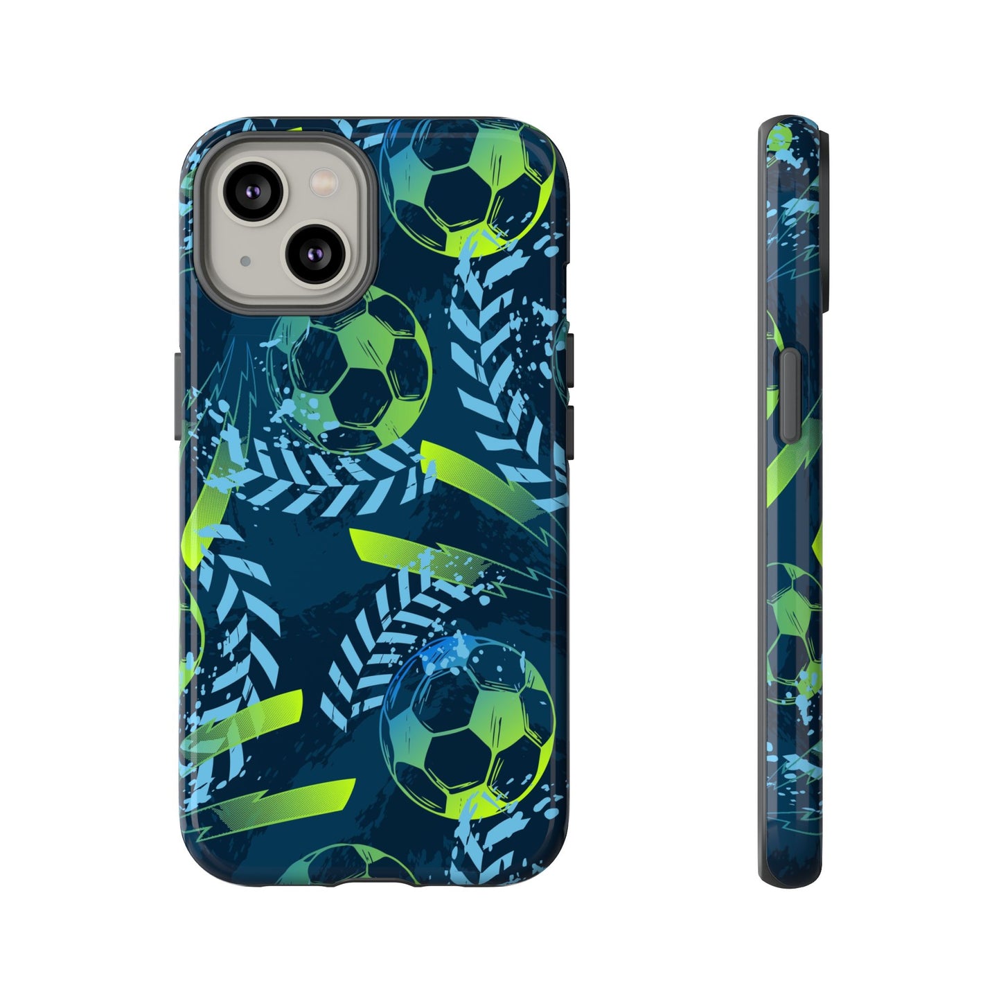 Football: Protective phone case for iPhone, Samsung Galaxy and Google Pixel phones