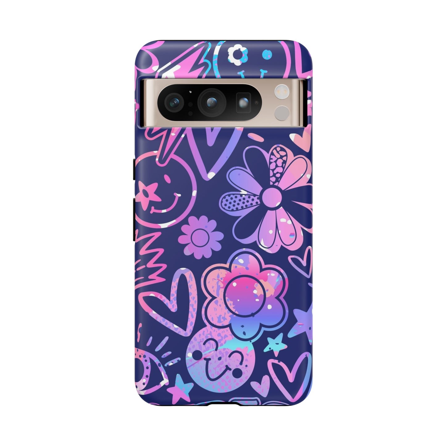 Live Inspired: Purple Tough Case for iPhone, Samsung Galaxy and Google Pixel devices