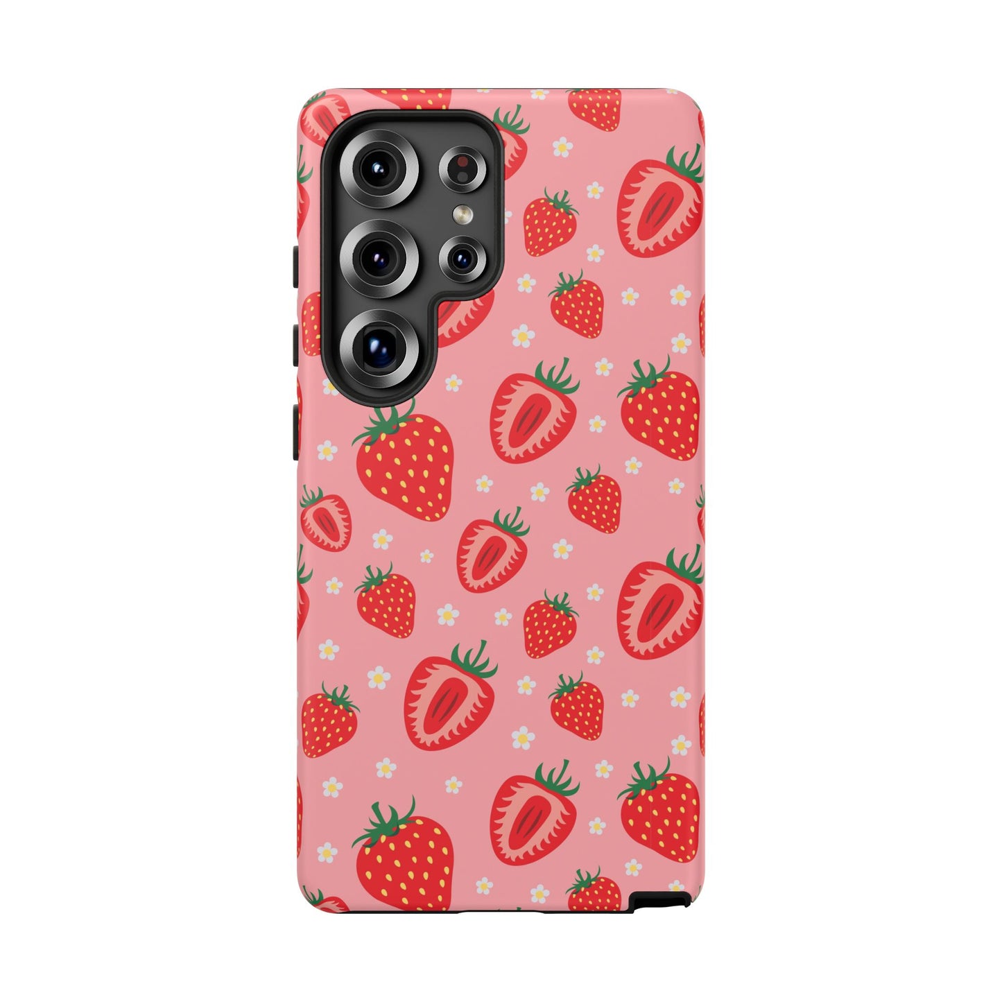 Berry Strawberry: Fruit-inspired phone case for iPhone, Samsung Galaxy and Google Pixel devices