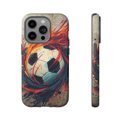 Football Swirl: Phone Case for iPhone, Samsung Galaxy and Google Pixel devices