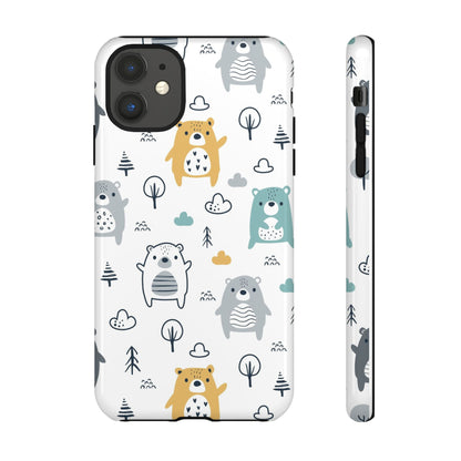 Bear Friends: Cute Phone Case for iPhone, Samsung Galaxy and Google Pixel devices