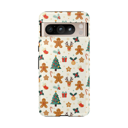 Gingerbread Holidays: Xmas-themed phone case for iPhone, Samsung and Google Pixel