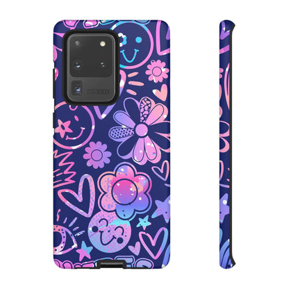 Live Inspired: Purple Tough Case for iPhone, Samsung Galaxy and Google Pixel devices
