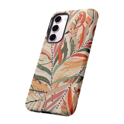 Terracotta Leaves Phone Case: Nature‑Inspired Art for iPhone, Samsung Galaxy and Google Pixel devices
