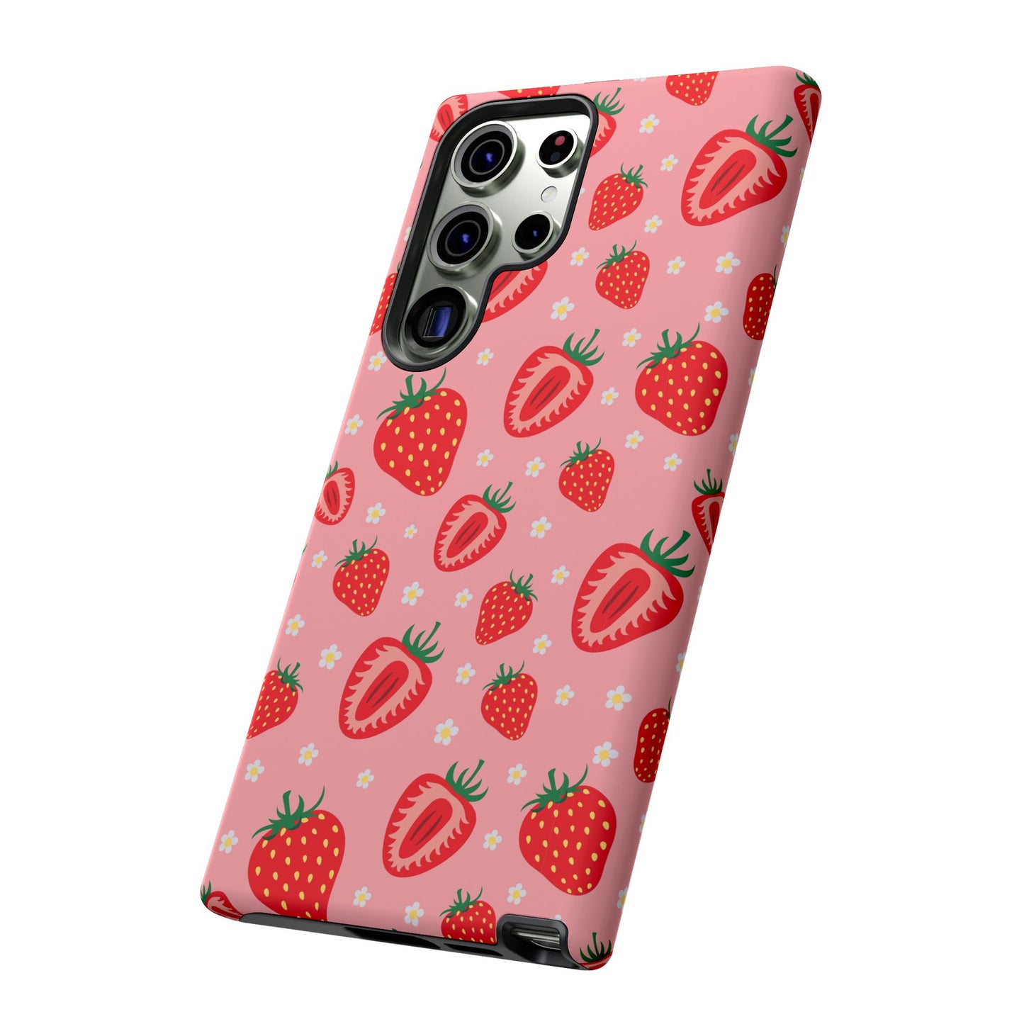 Berry Strawberry: Fruit-inspired phone case for iPhone, Samsung Galaxy and Google Pixel devices