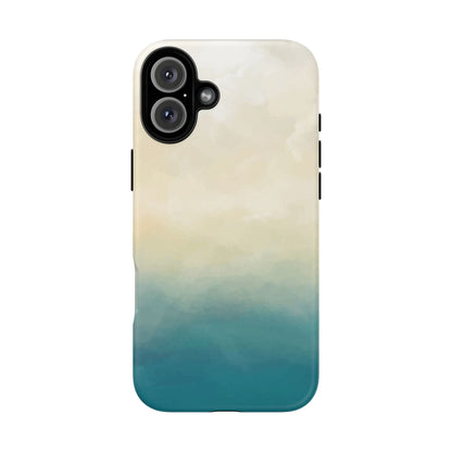 海と砂のグラデーションケース：iPhone、Galaxy、Google Pixelデバイス用ビーチ風スマホケース