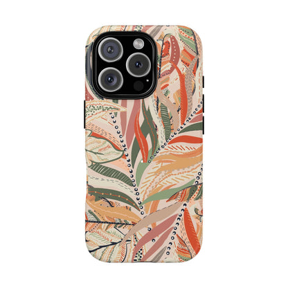 Terracotta Leaves Phone Case: Nature‑Inspired Art for iPhone, Samsung Galaxy and Google Pixel devices
