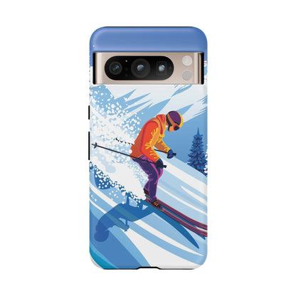 Glacier Rush: Ice Ski inspired phone case for iPhone, Samsung Galaxy and Google  Pixel devices
