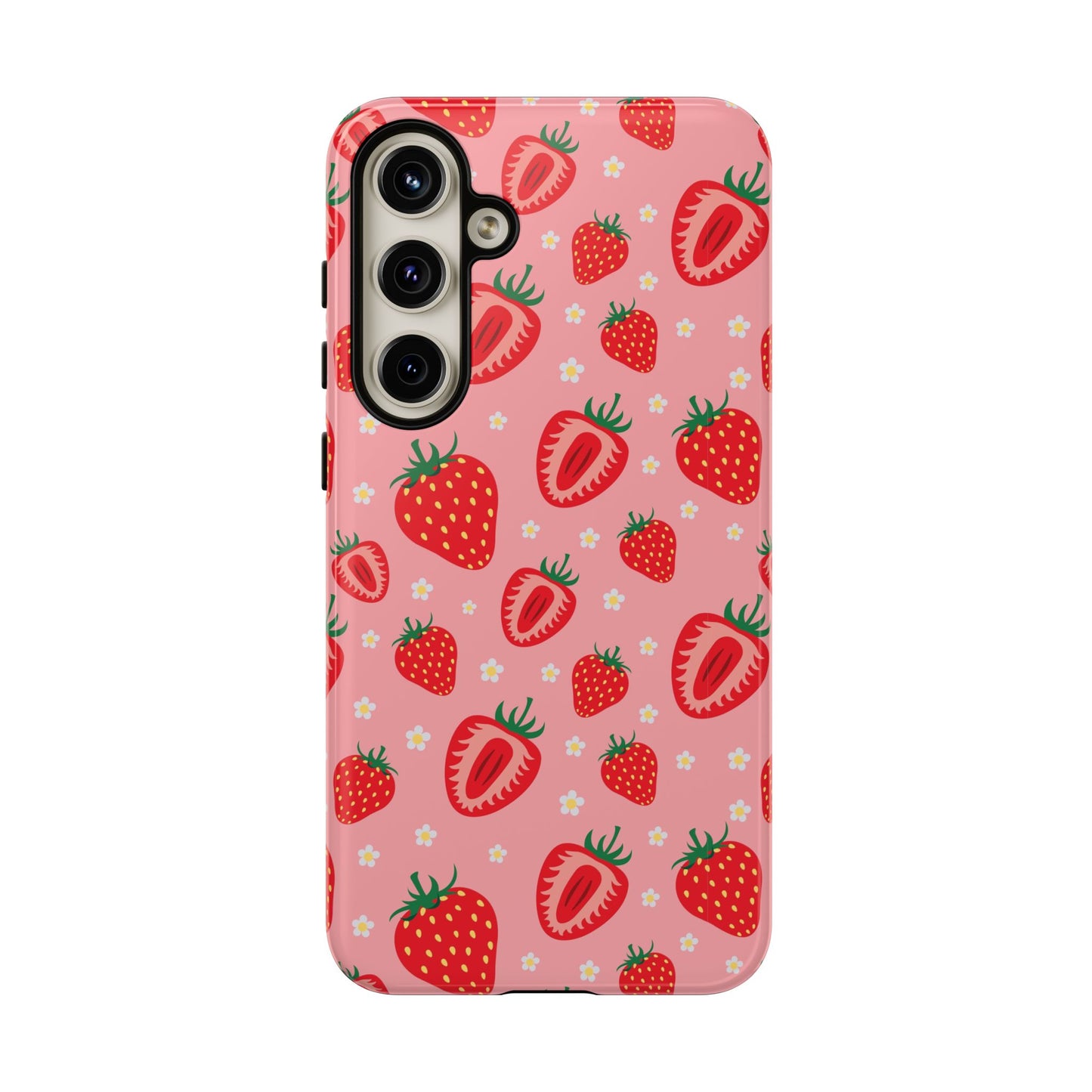 Berry Strawberry: Fruit-inspired phone case for iPhone, Samsung Galaxy and Google Pixel devices