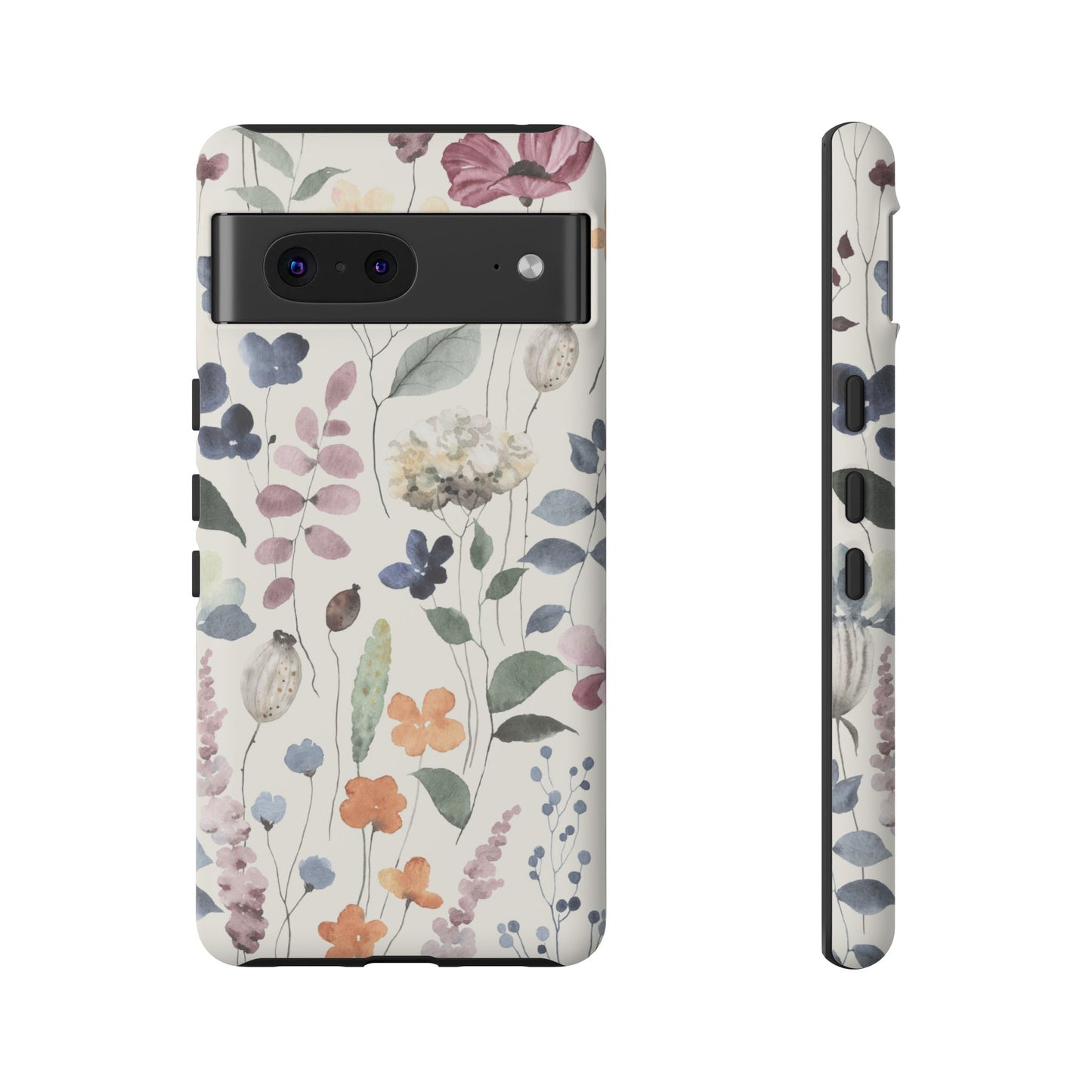 Floral prints phone case for iPhone, Samsung Galaxy and Pixel devices