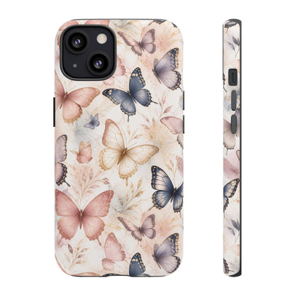Butterfly Pastels Phone Case: Tough Case for iPhone and Samsung Galaxy devices