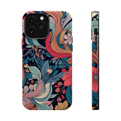 Floral Charm (MagSafe version): Fashion Phone Case for iPhone